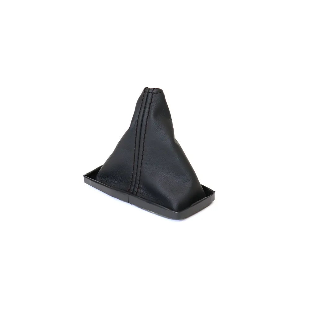 1968-1976 Corvette C3 Leather Shift Boot - Black W/Colored Stitching