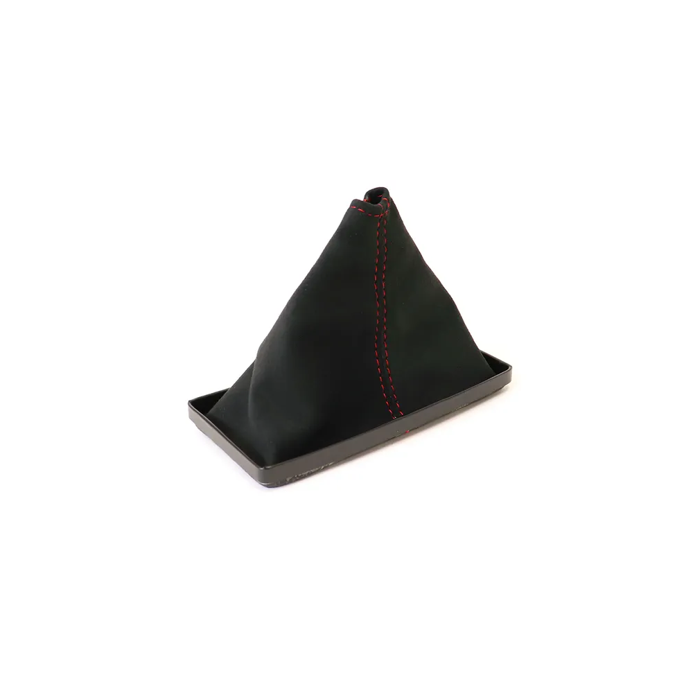 1977-1982 Corvette C3 Suede Shift Boot - Black W/Colored Stitching