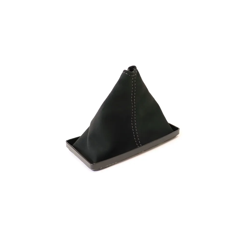 1977-1982 Corvette C3 Suede Shift Boot - Black W/Colored Stitching