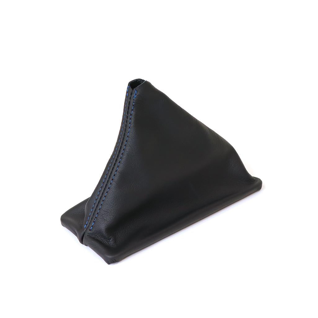 1984-1985 Corvette C4 Leather Shift Boot - Black W/Blue Stitching - Manual W/Electronic Overdrive