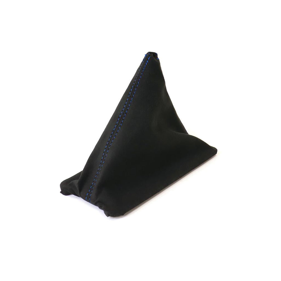 1984-1985 Corvette C4 Suede Shift Boot - Black W/Blue Stitching - Manual W/Electronic Overdrive