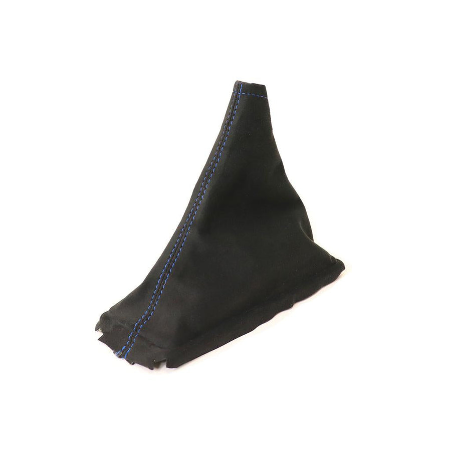1989-1996 Corvette C4 Suede Shift Boot - Black W/Blue Stitching - Manual Transmission