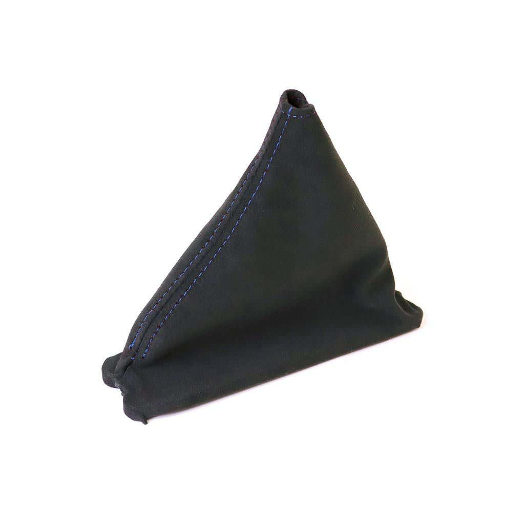 1984-1989 Corvette C4 Suede Shift Boot - Black W/Blue Stitching - Automatic Transmission