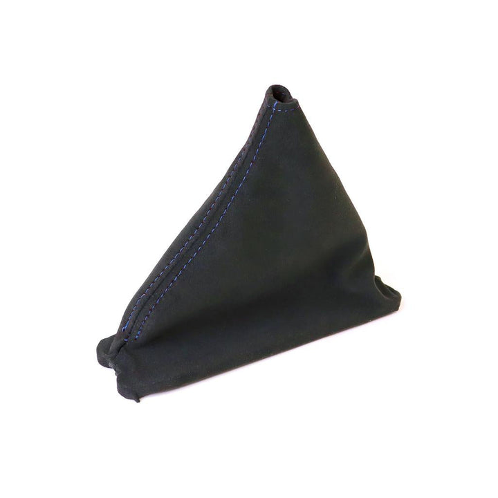 1984-1989 Corvette C4 Suede Shift Boot - Black W/Blue Stitching - Automatic Transmission