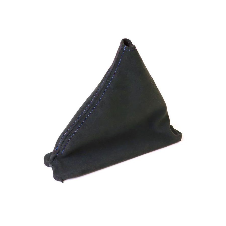 1984-1989 Corvette C4 Suede Shift Boot - Black W/Blue Stitching - Automatic Transmission