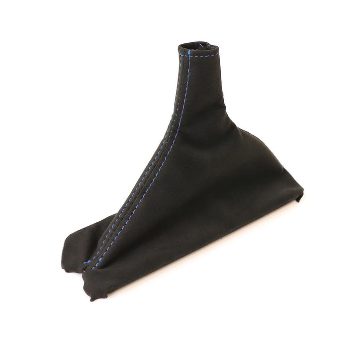 1990-1996 Corvette C4 Suede Shift Boot - Black W/Blue Stitching - Automatic Transmission