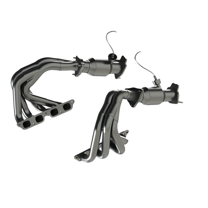 C8 Corvette Kooks Z06 LT6 1-7/8in. x 2in. SS Tri-Y Headers w/ GREEN Cats 2023-2026