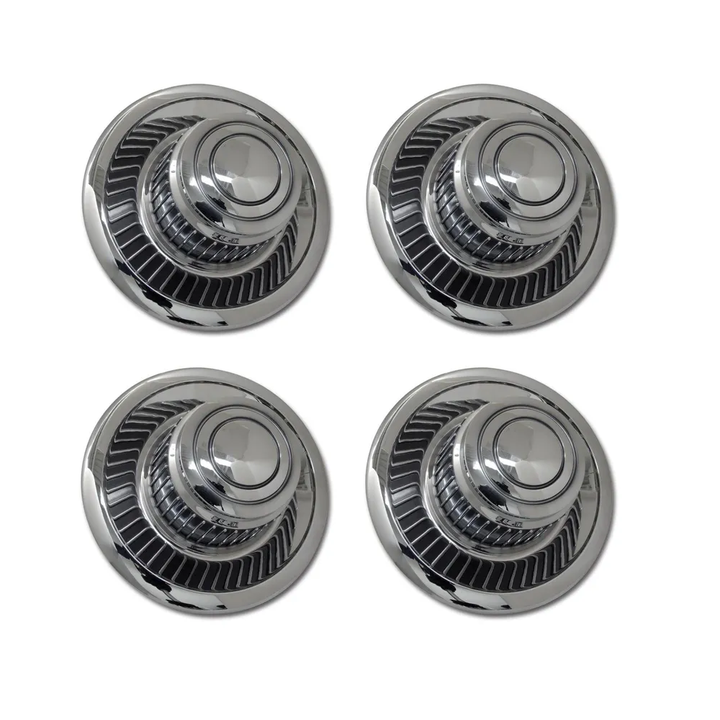 1968-1982 Corvette C3 Rally Wheel Replacement Hubcap Set - 4pc