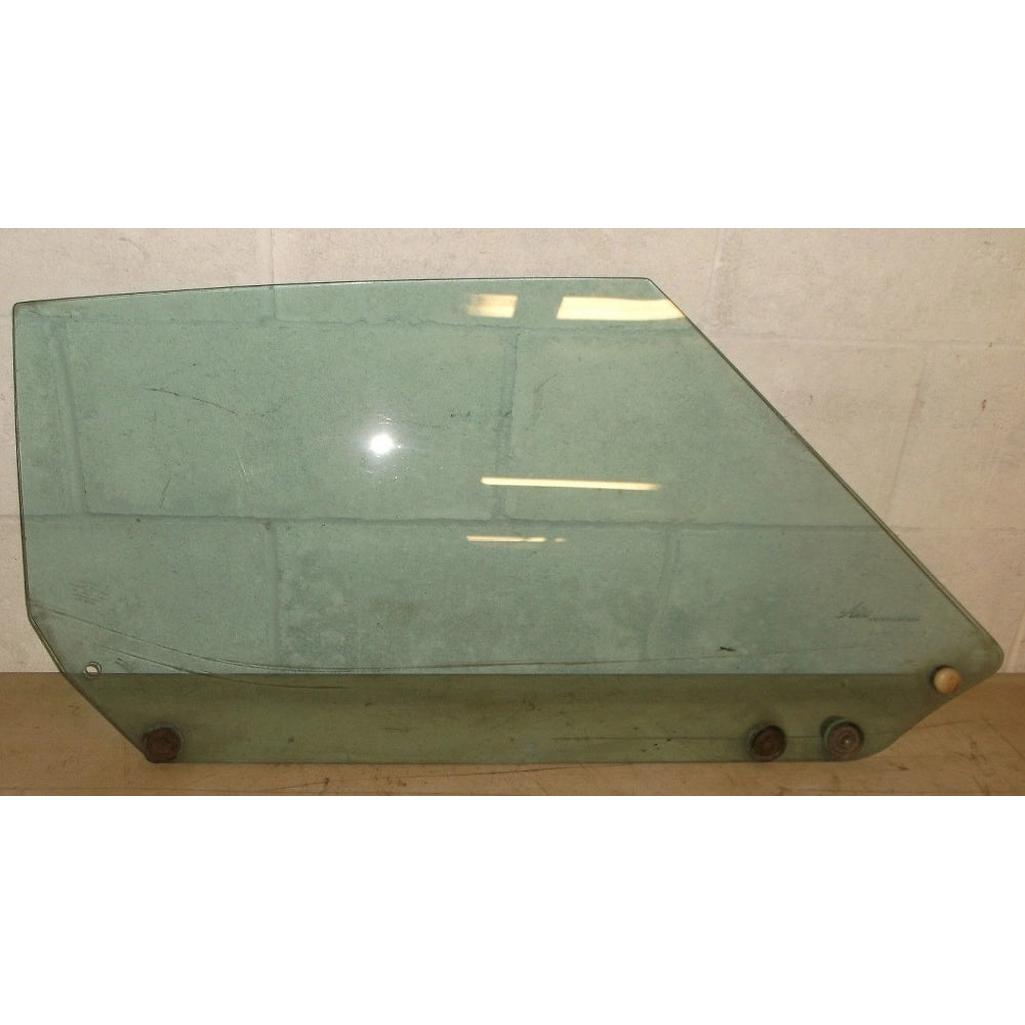 1968-1969 Corvette C3 Coupe Door Glass - Green Tint, LH - 68-69E - Soft Ray Green Tint