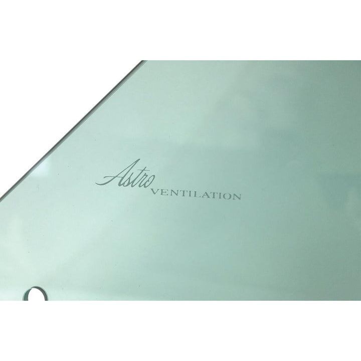 1968-1969 Corvette C3 Convertible Door Glass - Green Tint, LH - 68-69E - Soft Ray Green Tint