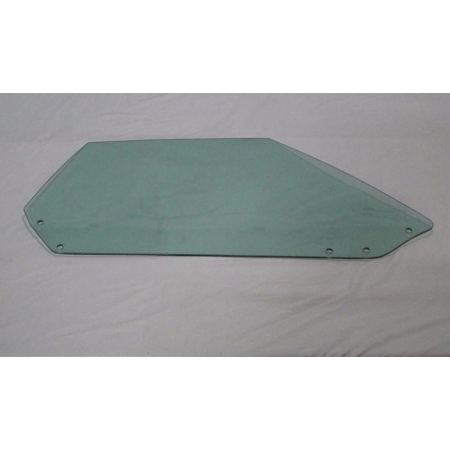 1968-1969 Corvette C3 Convertible Door Glass - Green Tint, RH - 68-69E - Soft Ray Green Tint