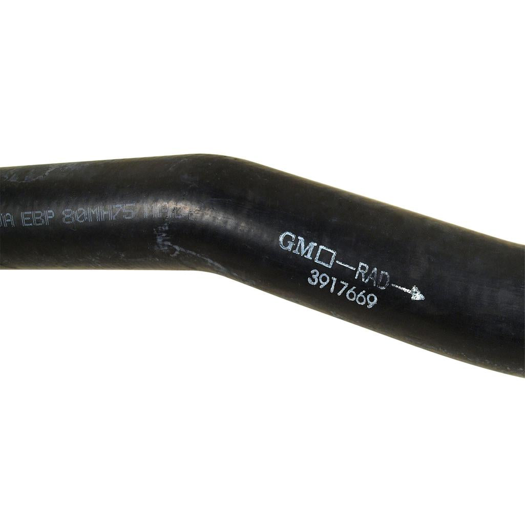 1968-1972 Corvette C3 Radiator Hose, Lower - SB Manual W/O Air Conditioning GM# 3917669