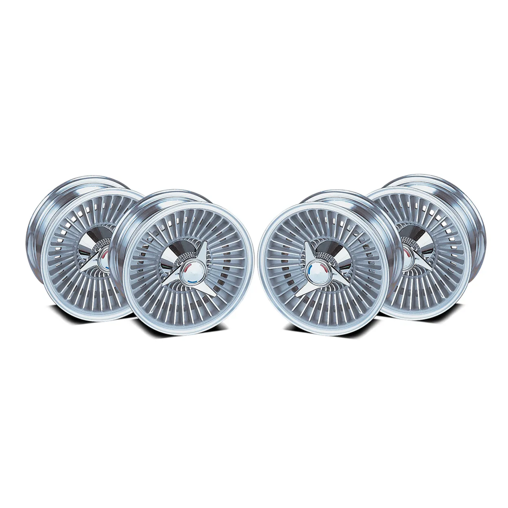 C2 1963-1964 Corvette Knock-Off Wheel Set - Replica Style - Complete