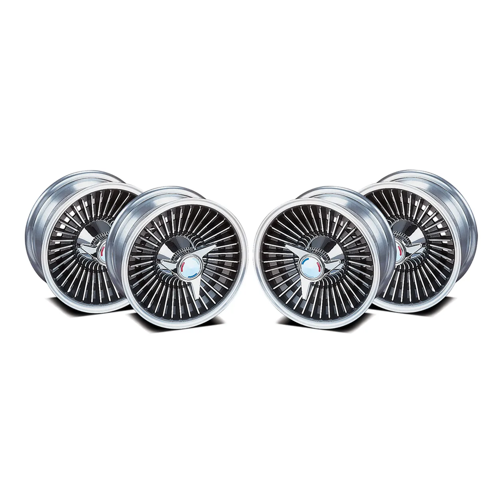 C2 1965 Corvette Knock-Off Wheel Set - Replica Style - Complete