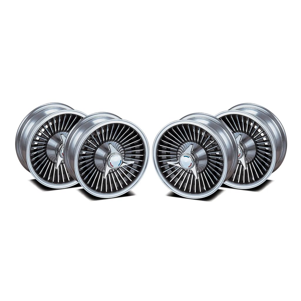 C2 1966 Corvette Knock-Off Wheel Set - Replica Style - Complete