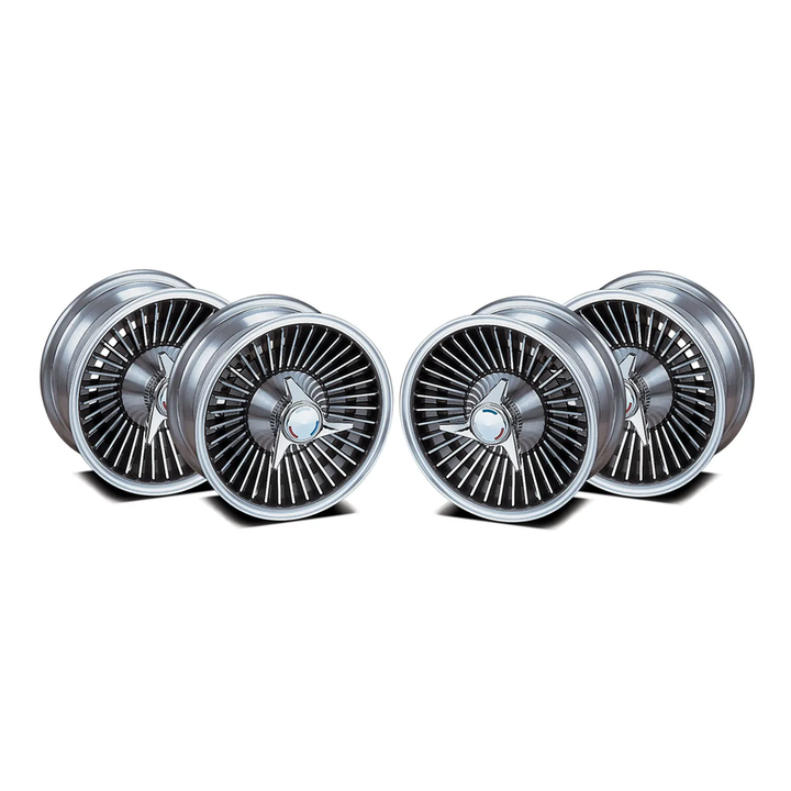 C2 1966 Corvette Knock-Off Wheel Set - Replica Style - Complete