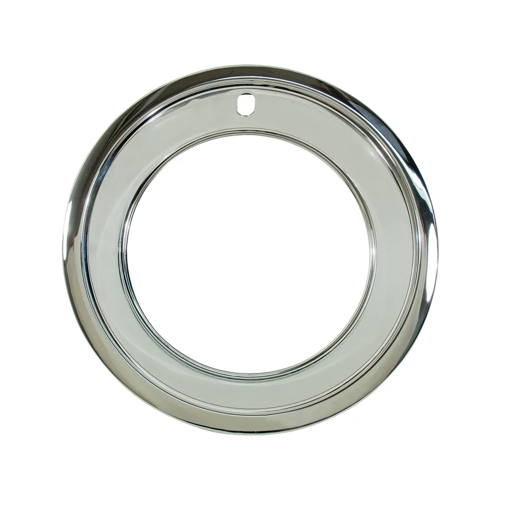 1969-1982 Corvette C3 Chrome Plated SS Trim Ring Set - 4Pc - For 8" Wide Rallye Wheels