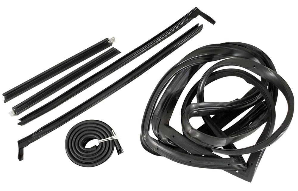 C1 1961-1962 Chevrolet Corvette Weatherstrip Kit - Hardtop 6 Piece Correct