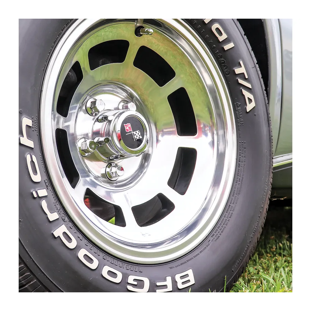 1978 Corvette C3 YJ8 Aluminum Wheel Center Cap W/Emblem