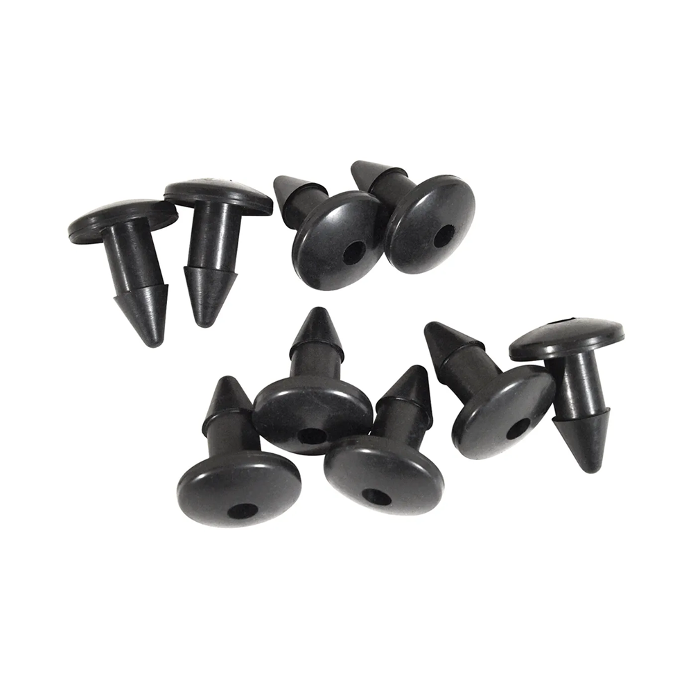 C3 1968-1982 Corvette Firewall/Carpet Fasteners - Rubber - 9Pc Set