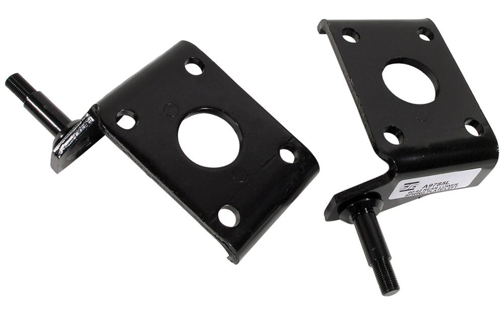 C1 1960-1962 Chevrolet Corvette Rear Spring Shock Plates. Lower