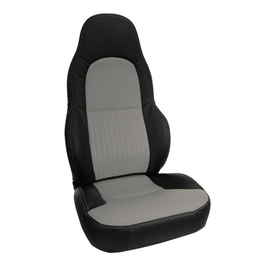 Corvette Seat Covers- -Tone Custom Leather- Modified for Standard Seats : 199-2004 C5 & Z06