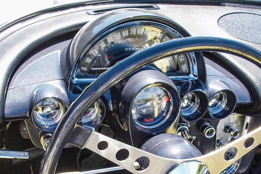 C1 1958-1958 Chevrolet Corvette Instrument Lens Set.