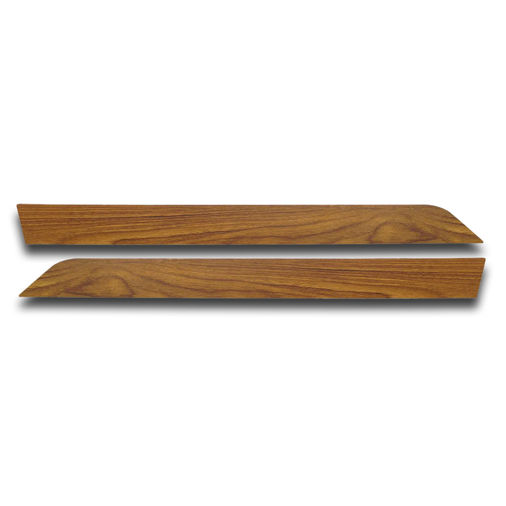 1970-1976 Corvette C3 Door Panel Inserts - W/Teak Insert - Pair