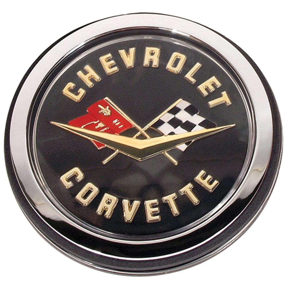 C1 1962-1962 Chevrolet Corvette Emblem Assembly. Gold Rear