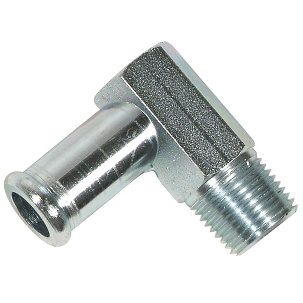 1961-1962 Corvette C1 Water Pump Fitting, 90 Degree Top