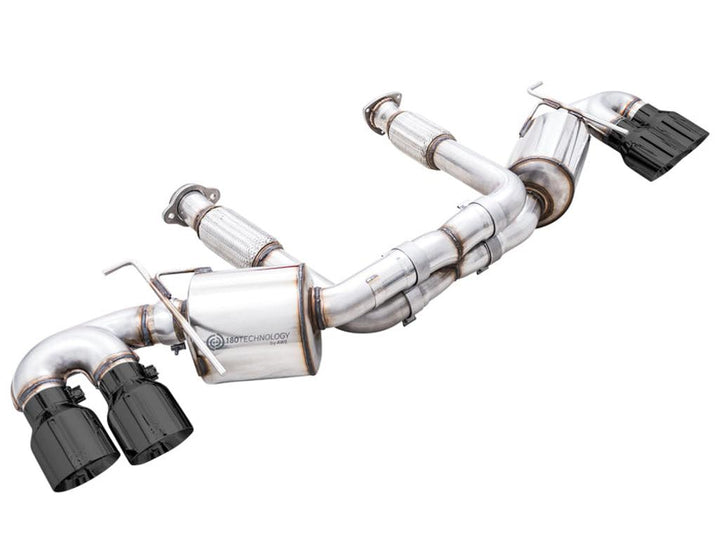 AWE Tuning Touring Edition Exhaust for Chevrolet Corvette C8 with Diamond Black Tips