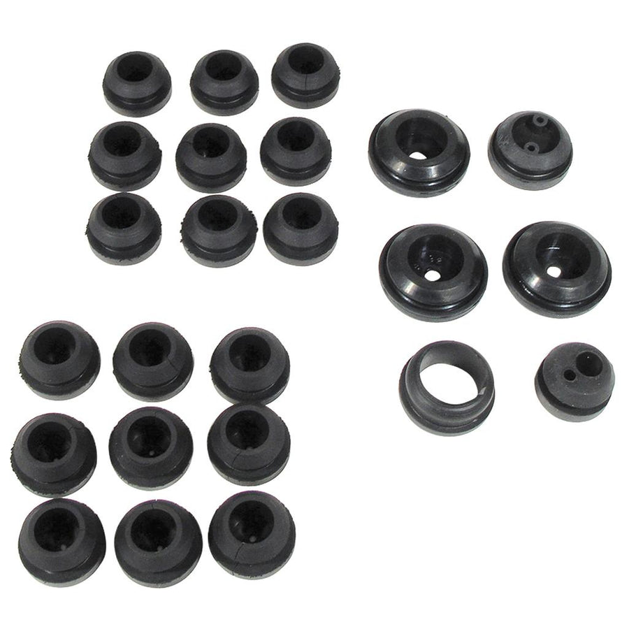 1956-1957 Corvette C1 Firewall/Body Grommet Set, 20Pcs