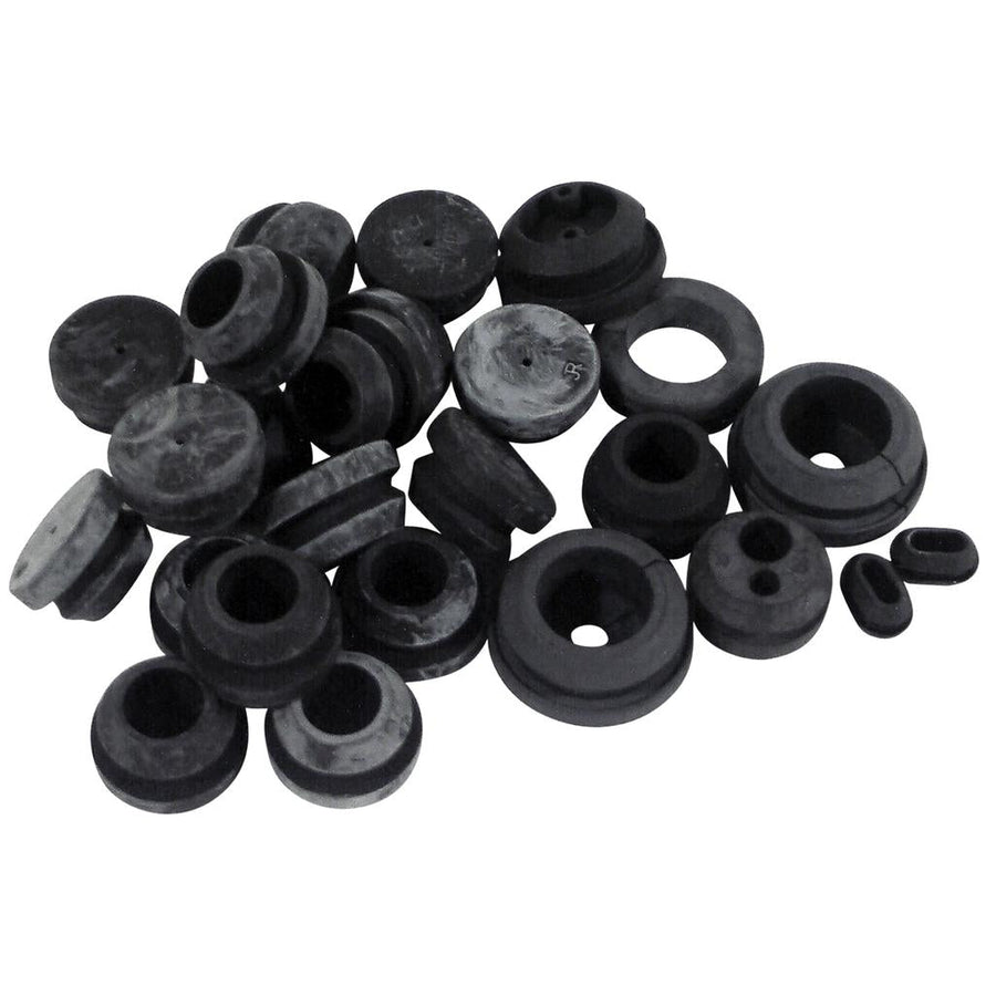 1958-1962 Corvette C1 Firewall/Body Grommet Set, 25Pcs