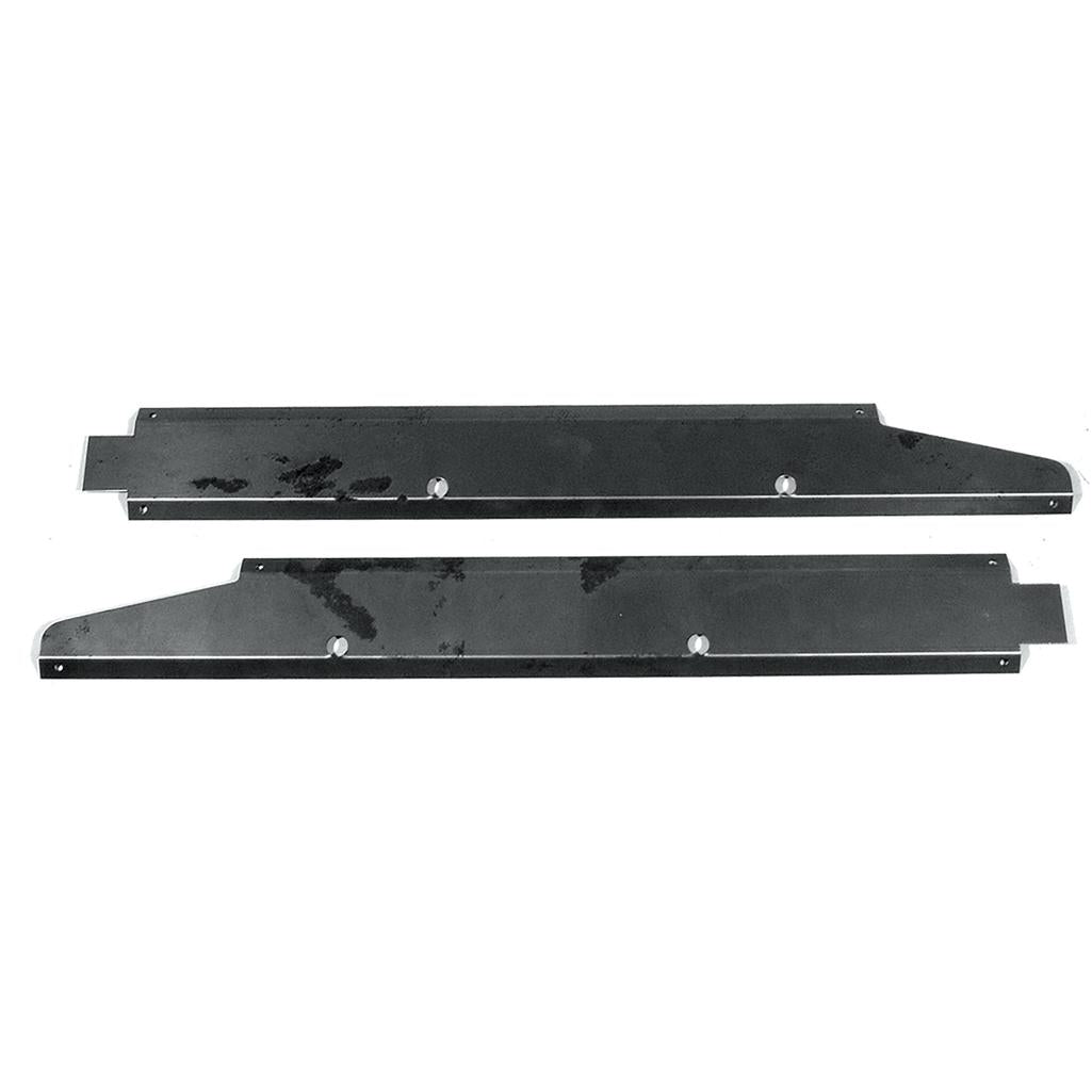 1958-1962 Corvette C1 Wire Cover Floor Plates, Under Carpet