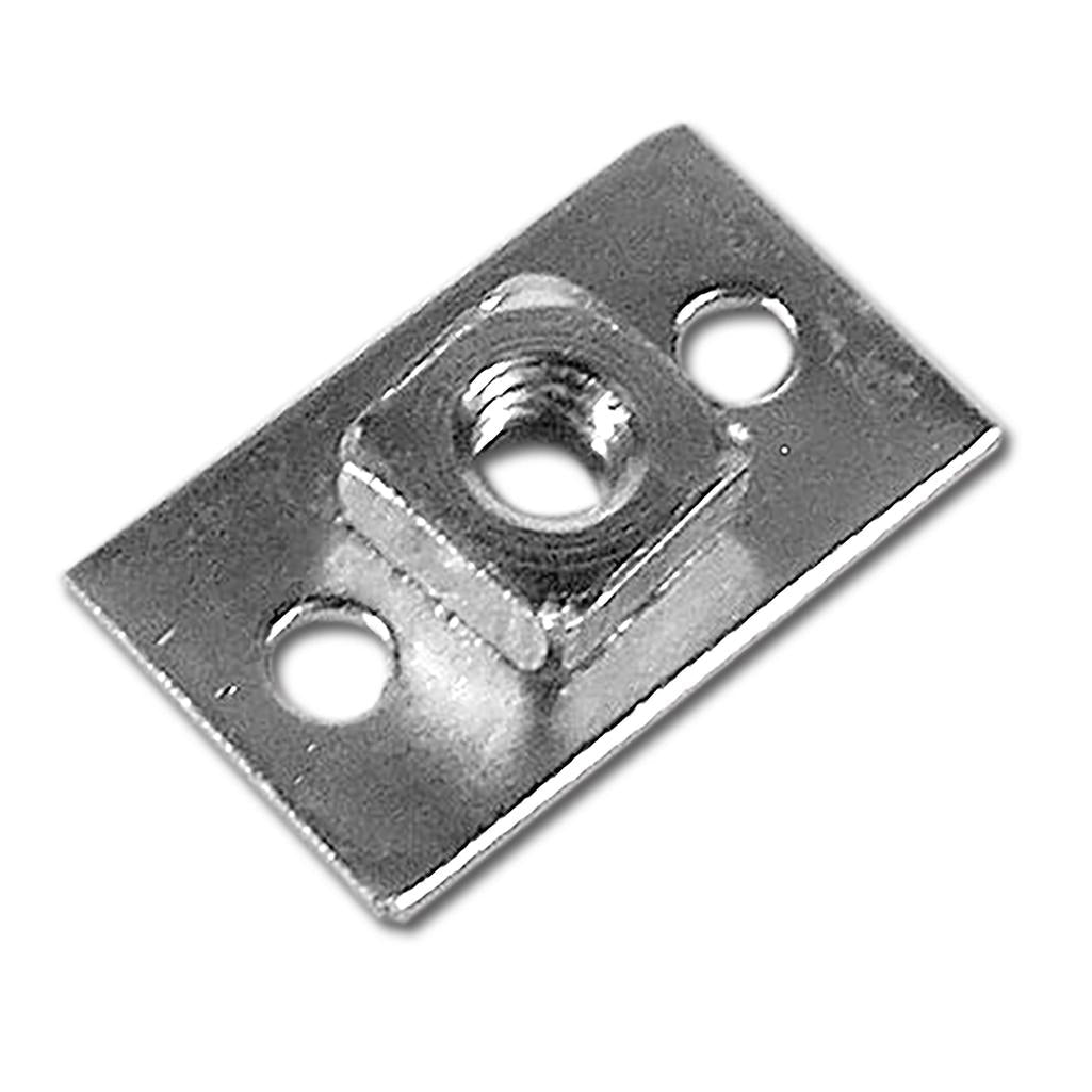 1953-1962 Corvette C1 Seat Hold-down Plate W/Nut, Underbody