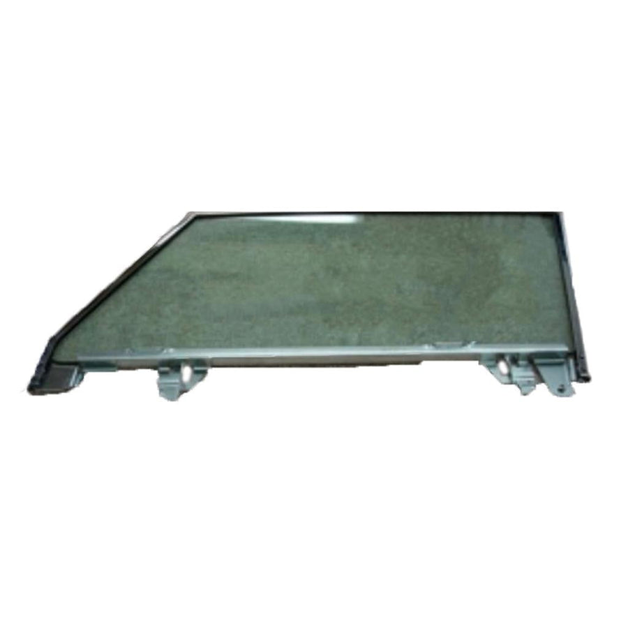 C1 1956-1962 Corvette Assembled Door Glass W/Frame, LH - Soft Ray Green Tint