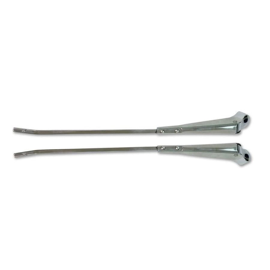 1956-1962 Corvette C1 Wiper Arms W/Lower Spring Shields