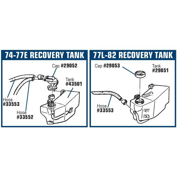1977-1982 Corvette C3 Coolant Recovery Tank Cap (77L)