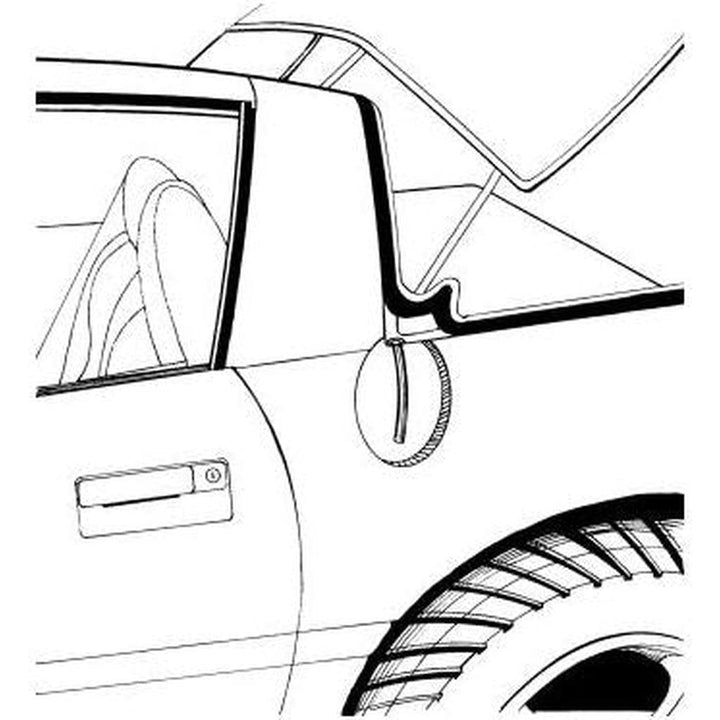 1984-1996 Corvette C4 Drain Kit - Coupe Rear Window