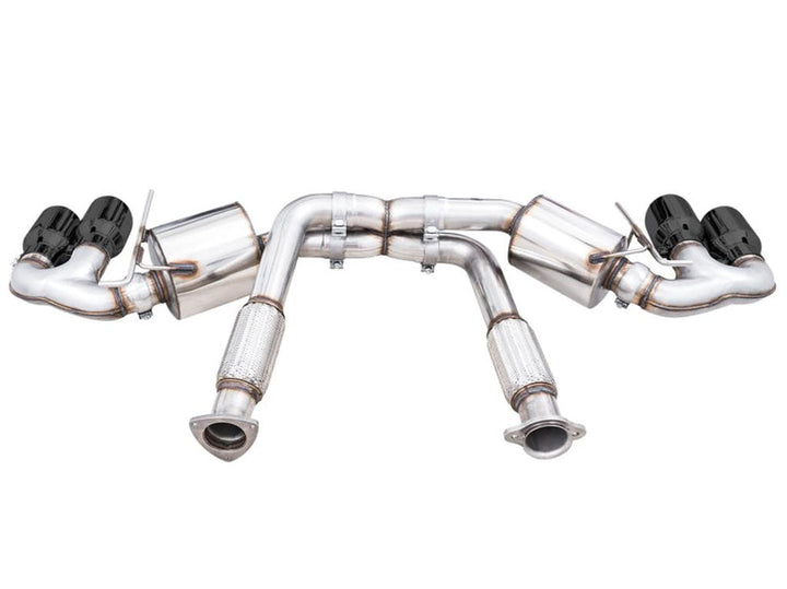 AWE Tuning Touring Edition Exhaust for Chevrolet Corvette C8 with Diamond Black Tips