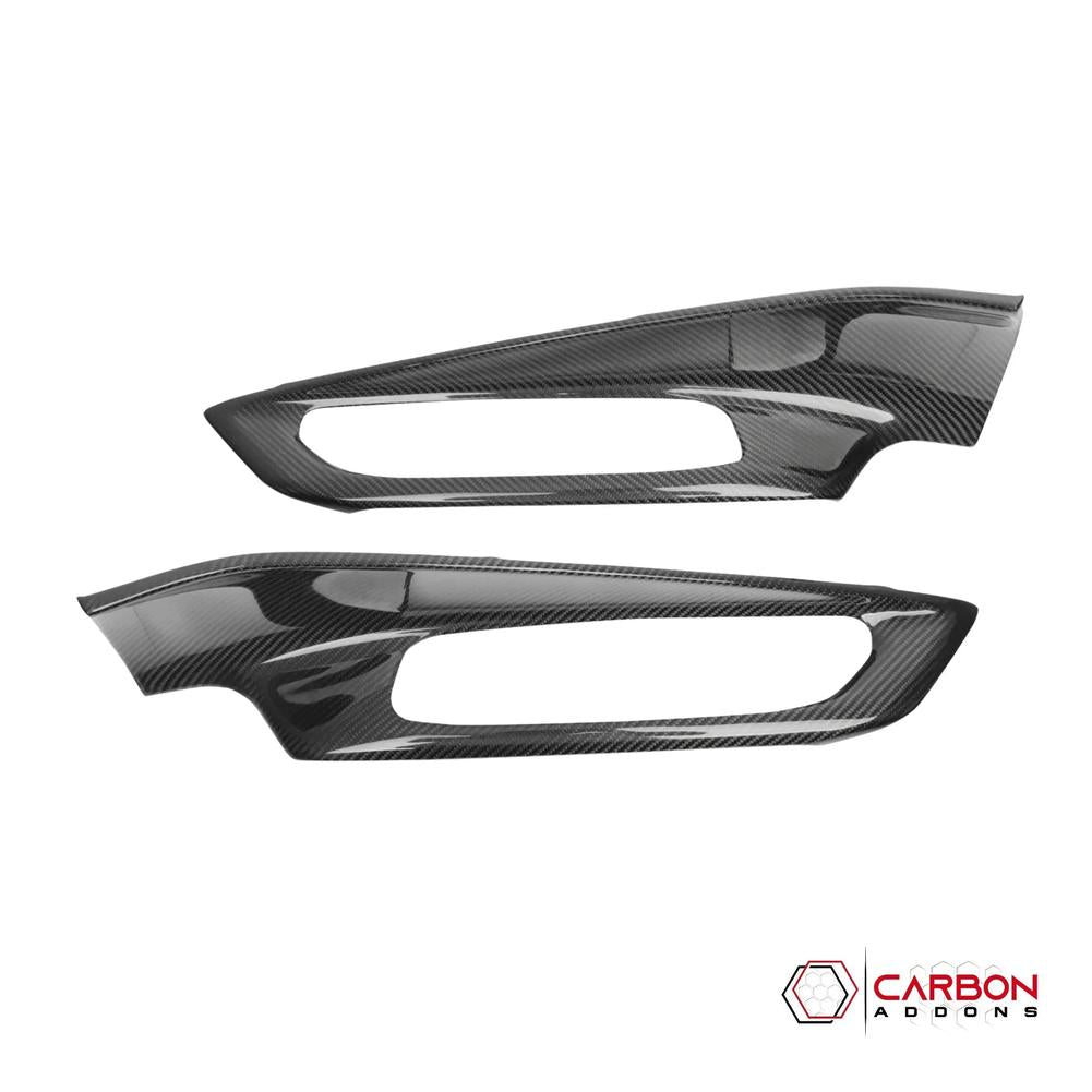 C8 Corvette 2020+ Real Carbon Fiber Window Switch Outer Trim Panel Frame Cover