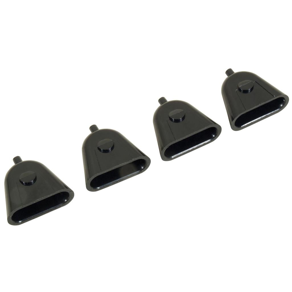 1968-1982 Corvette C3 T-Top Alignment Housing Bushing - Black 4pc Set