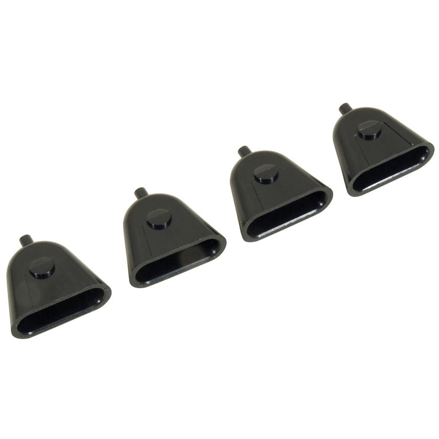 1968-1982 Corvette C3 T-Top Alignment Housing Bushing - Black 4pc Set