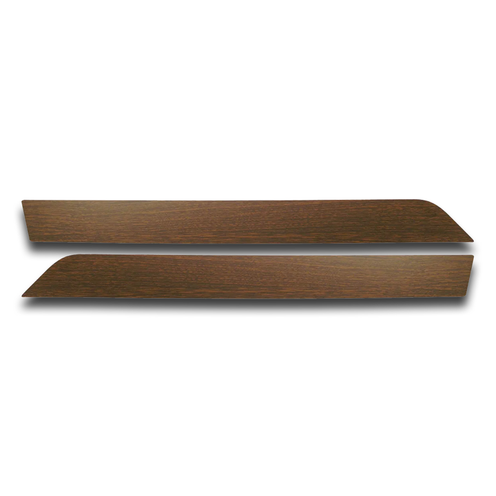 1970-1976 Corvette C3 Door Panel Inserts - Walnut - Pair