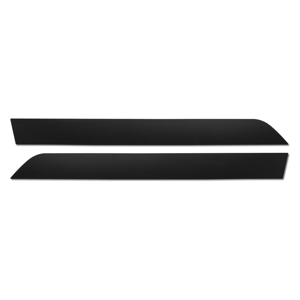1977 Corvette C3 Door Panel Inserts - Black - Pair