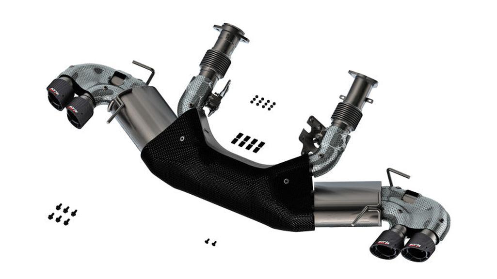 Borla 20-23 Chevy Corvette 6.2L V8 AT W/O NPP 3-Inch ATAK Cat-Back Exhaust with Carbon Fiber Tips