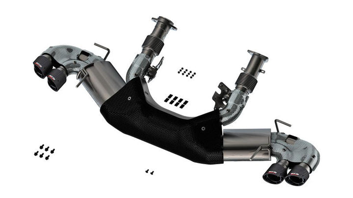 Borla 20-23 Chevy Corvette 6.2L V8 AT W/O NPP 3-Inch ATAK Cat-Back Exhaust with Carbon Fiber Tips