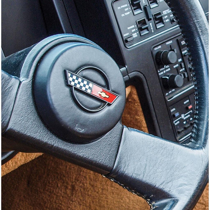 1984-1989 Corvette C4 Horn Button Emblem, Except 35th Anniversary
