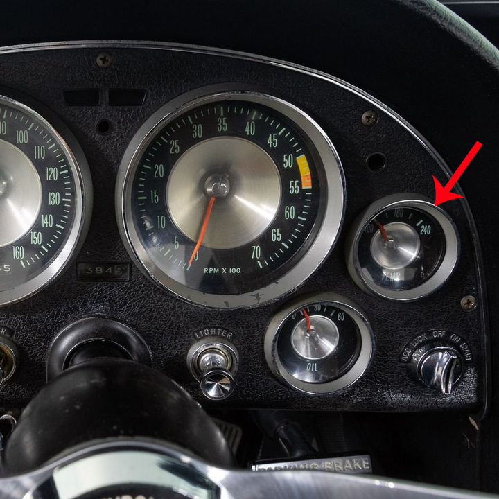 C2 1964 Corvette Temperature Gauge 100-240