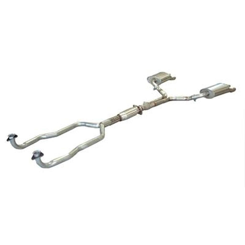 1984 Corvette C4 Exhaust System W/Converter & Reproduction Mufflers - No Hangers